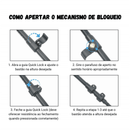Kit 2 Bastões de Caminhada Ergonômicos Ultraleves - TrailHike