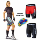 Bermuda ou Bretelle Strava UltraGel™ + BRINDE OCULOS BIKESPORTS